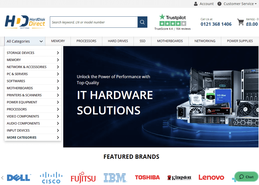 Hard Disk Direct UK project screenshot